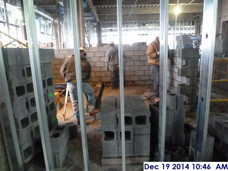 Laying out block at the 3rd floor Detention cells Facing West